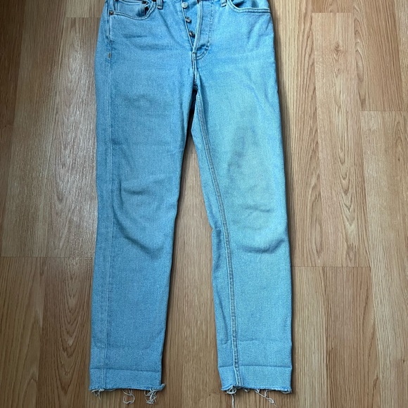 Re/Done 90s high rise ankle denim - Picture 6 of 9